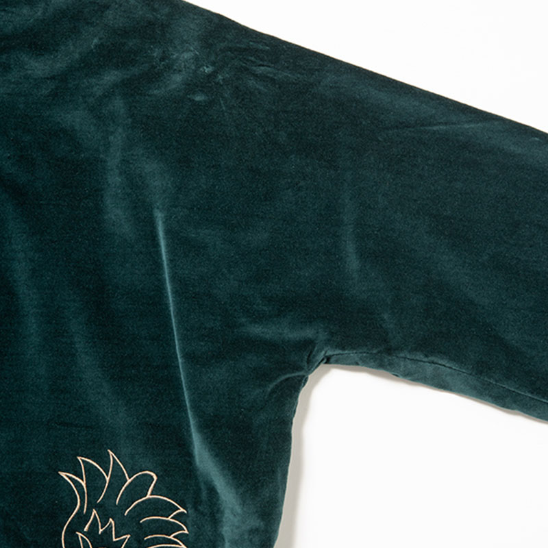 430(フォーサーティー)/ VELOUR COACH JACKET -3.COLOR-