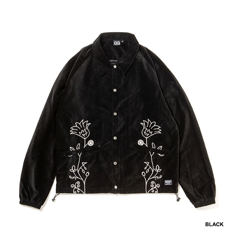 430(フォーサーティー)/ VELOUR COACH JACKET -3.COLOR-