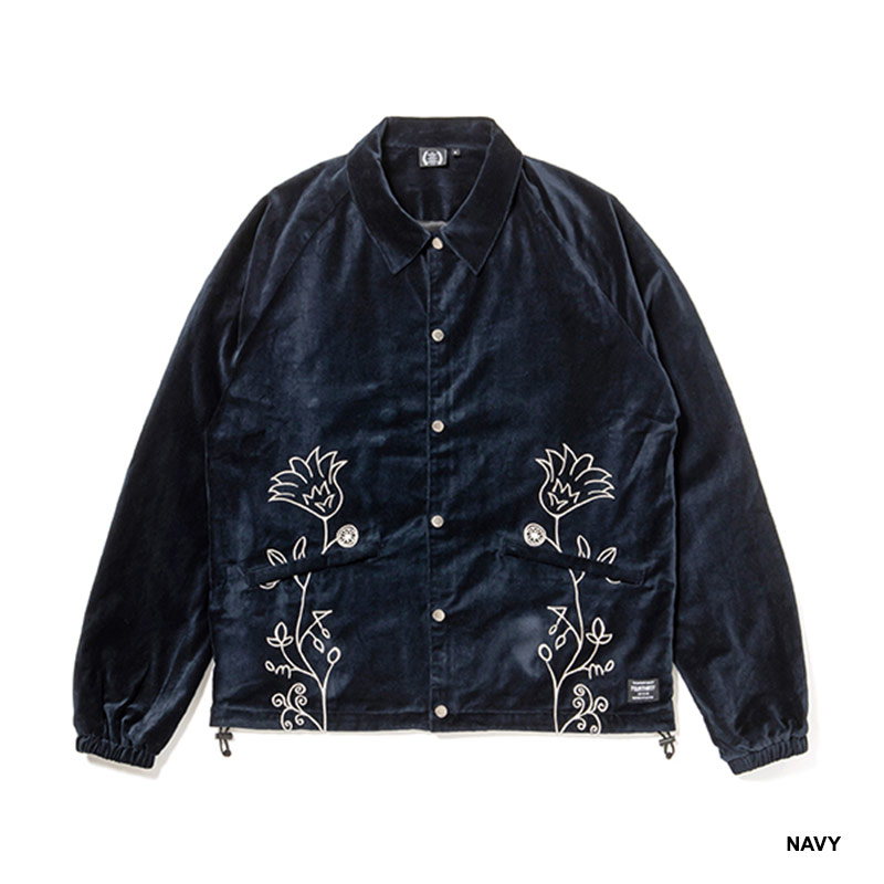 430(フォーサーティー)/ VELOUR COACH JACKET -3.COLOR-