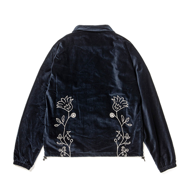 430(フォーサーティー)/ VELOUR COACH JACKET -3.COLOR-