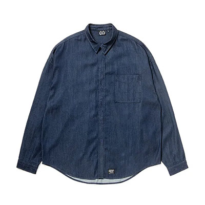 430(フォーサーティー)/ L/S L-DENIM MHAK SHIRT -1-WASH-