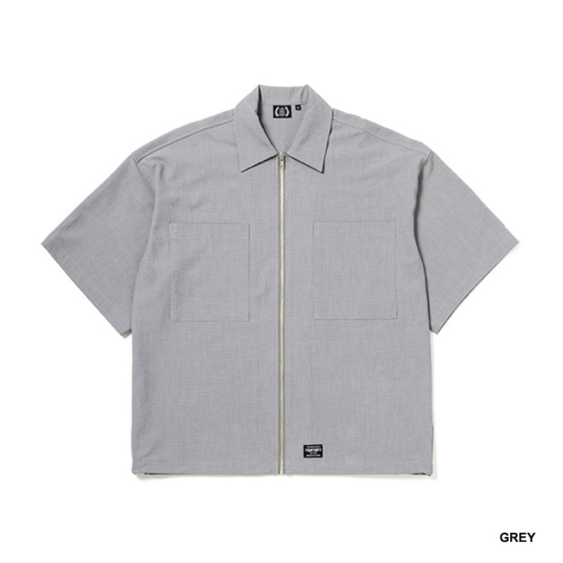 430(フォーサーティー)/ S/S RES ZIP SHIRT -2.COLOR-
