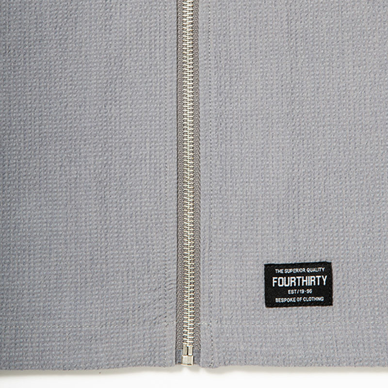 430(フォーサーティー)/ S/S RES ZIP SHIRT -2.COLOR-