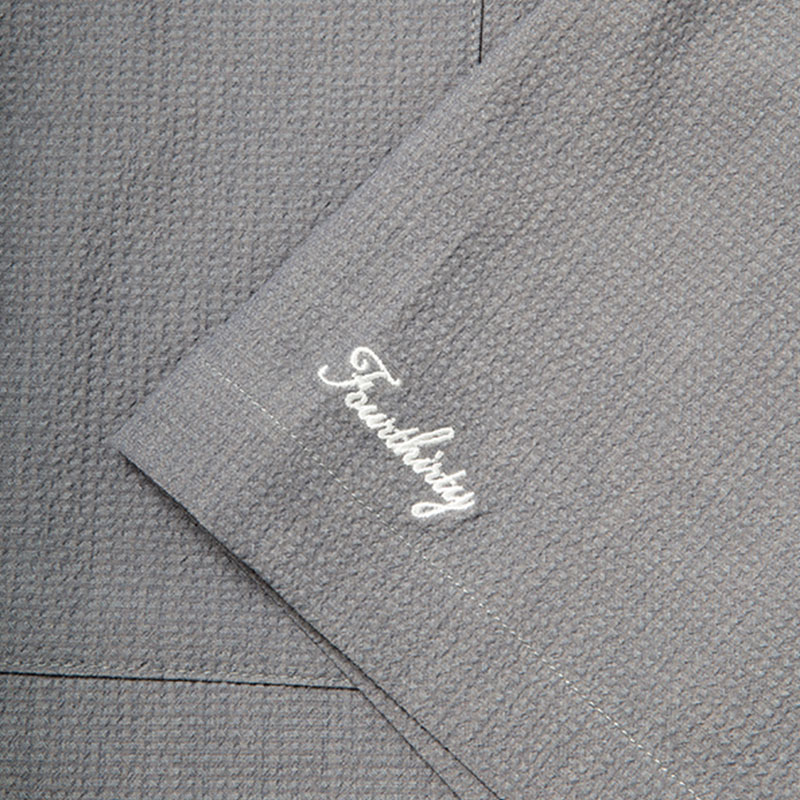 430(フォーサーティー)/ S/S RES ZIP SHIRT -2.COLOR-