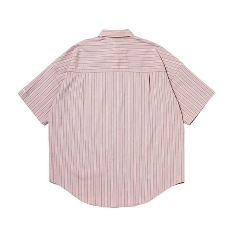430(フォーサーティー)/ S/S STRIPE BIG SHIRT -2.COLOR-