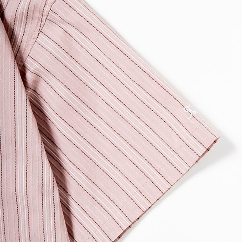 430(フォーサーティー)/ S/S STRIPE BIG SHIRT -2.COLOR-