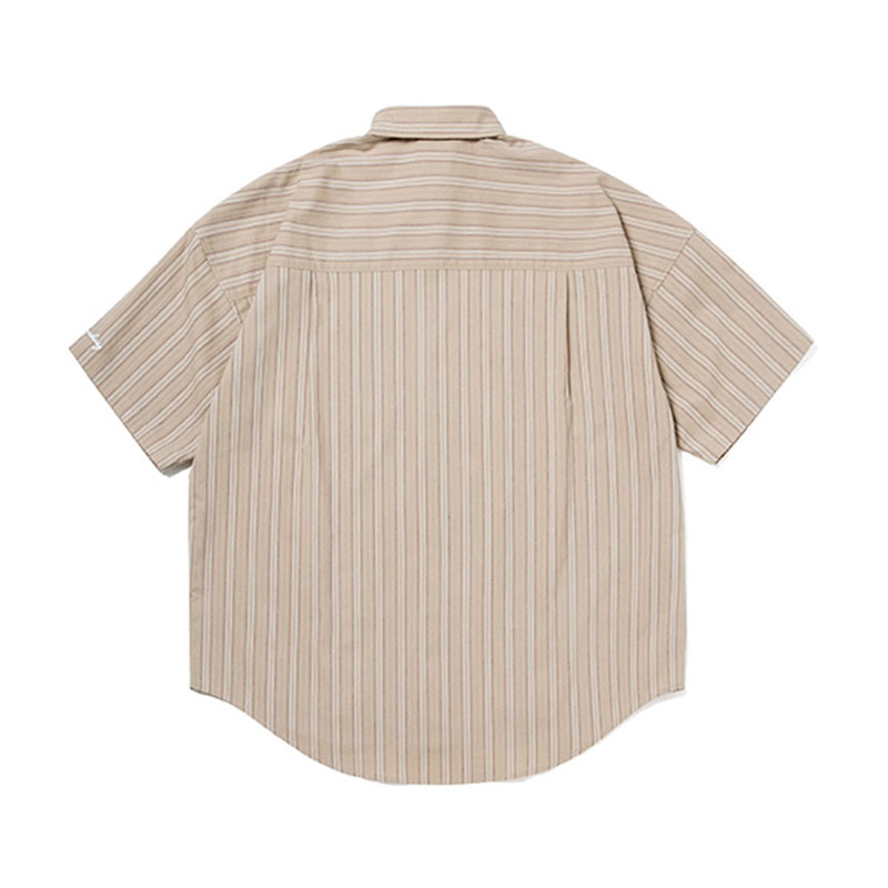 430(フォーサーティー)/ S/S STRIPE BIG SHIRT -2.COLOR-