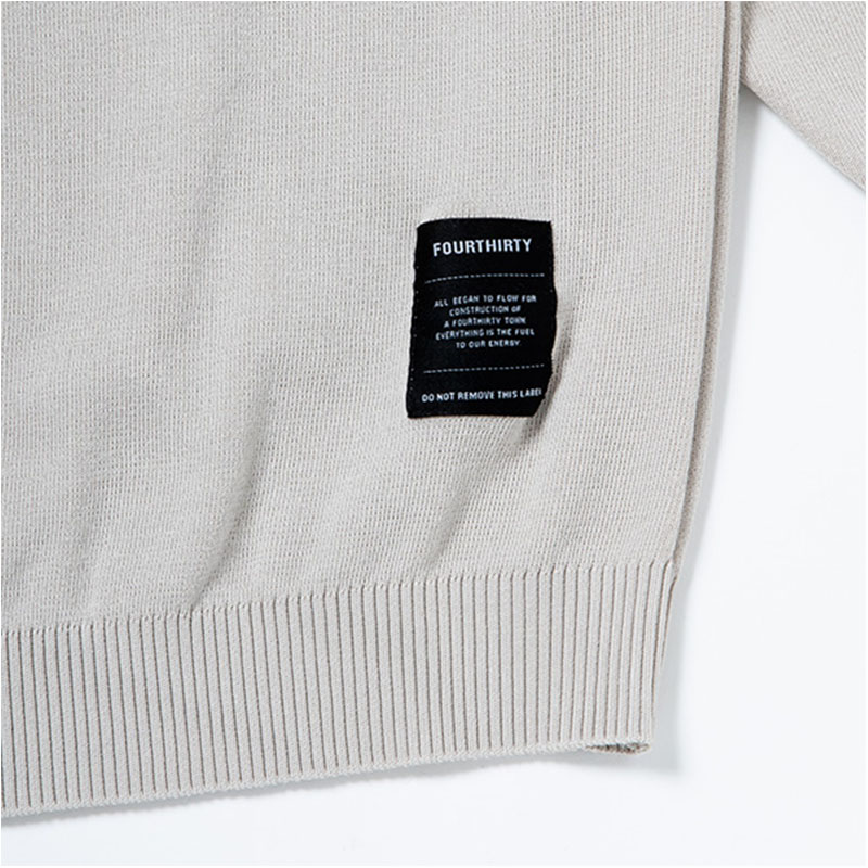 430(フォーサーティー)/ L/S RLX KINIT C&S -2.COLOR-