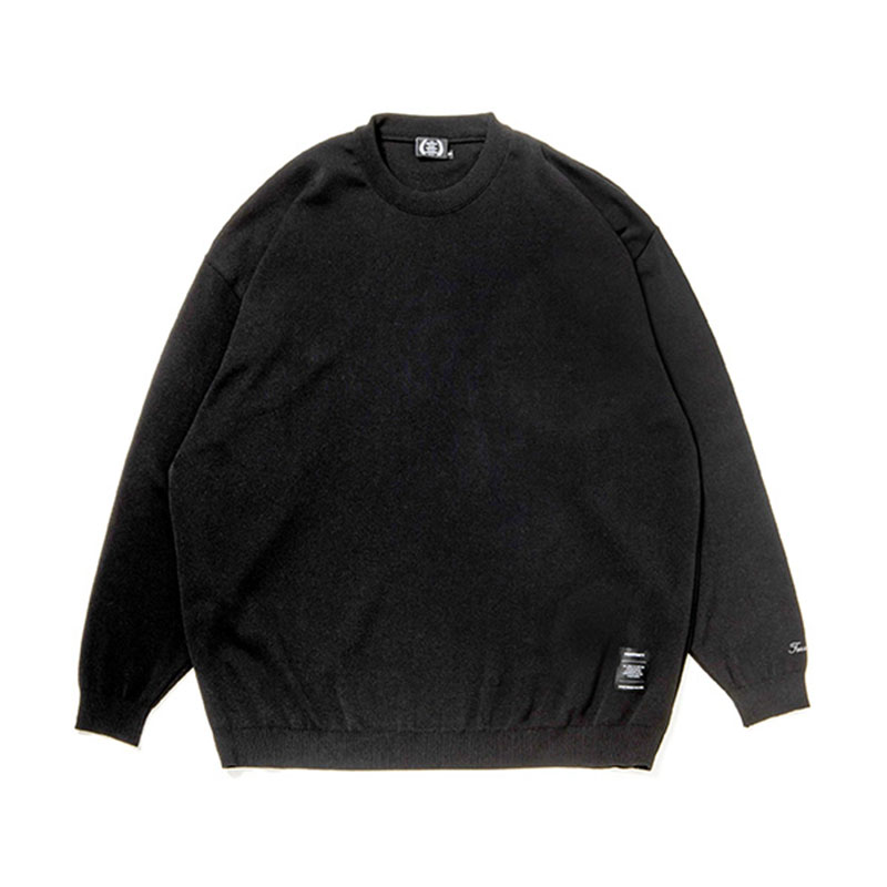 430(フォーサーティー)/ L/S RLX KINIT C&S -2.COLOR-(BLACK)