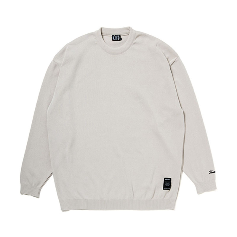 430(フォーサーティー)/ L/S RLX KINIT C&S -2.COLOR-(OFF WHITE)