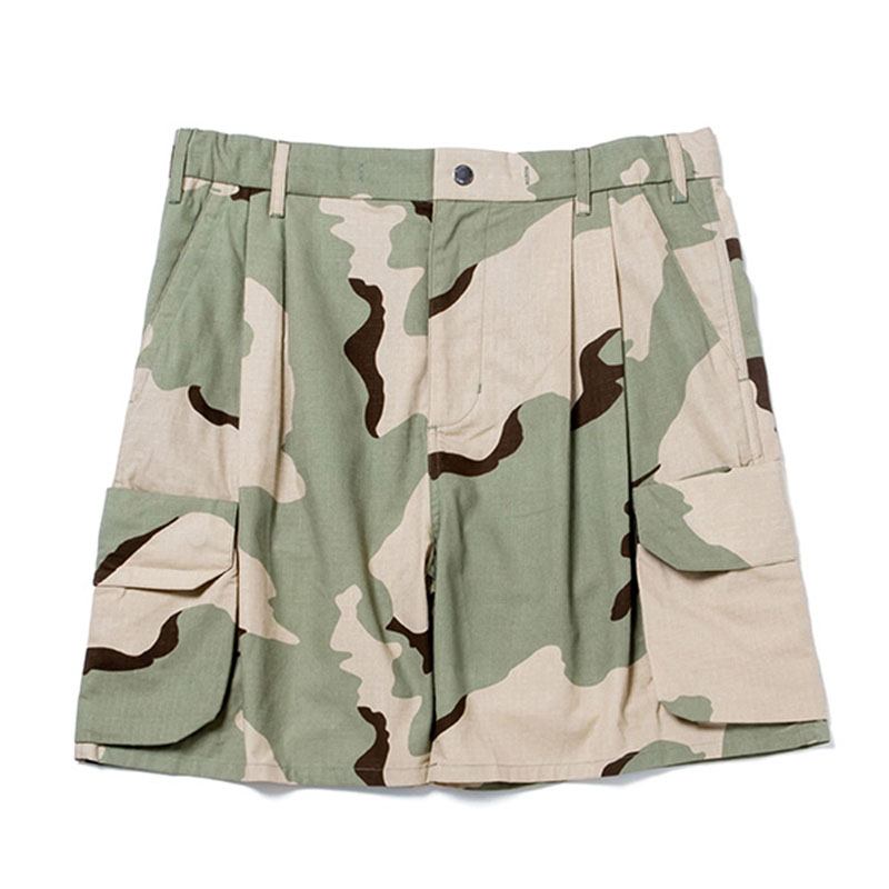 430(フォーサーティー)/ ESLOT CAMO CARGO SHORTS -2.COLOR-(BEIGE)