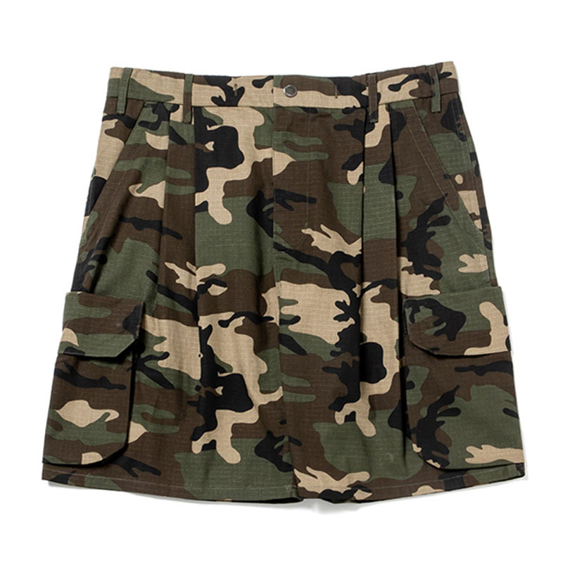 430(フォーサーティー)/ ESLOT CAMO CARGO SHORTS -2.COLOR-(CAMO)