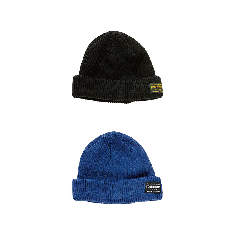 430(フォーサーティー)/ MIL TAG MID BEANIE -2.COLOR-