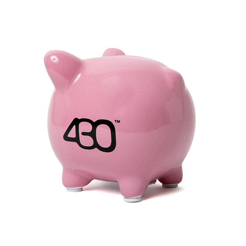 430(フォーサーティー)/ PIG BANK -PINK-