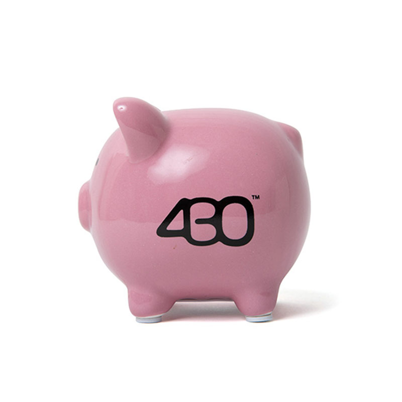 430(フォーサーティー)/ PIG BANK -PINK-