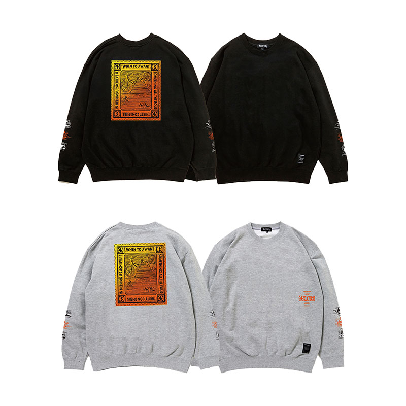 430(フォーサーティー)/ AF “MX PYRAMID” C/N SWEAT -2.COLOR-