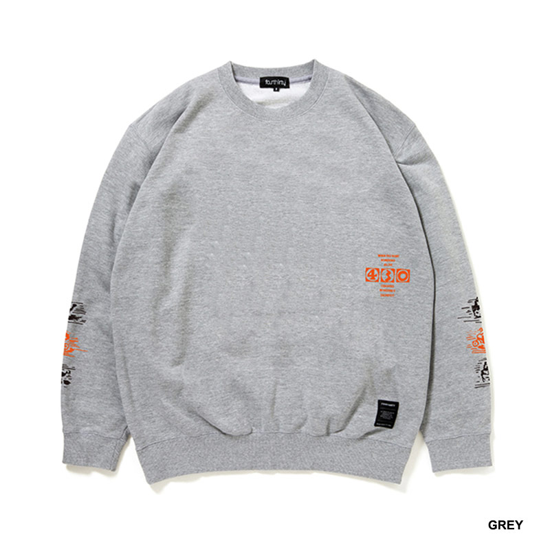 430(フォーサーティー)/ AF “MX PYRAMID” C/N SWEAT -2.COLOR-