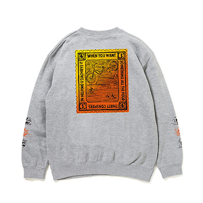 430(フォーサーティー)/ AF “MX PYRAMID” C/N SWEAT -2.COLOR-