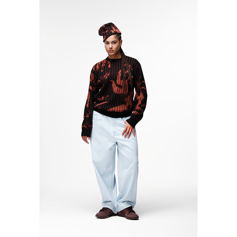 FUC(Fack Up Clothes)/ FUC OFF KNIT -RED-