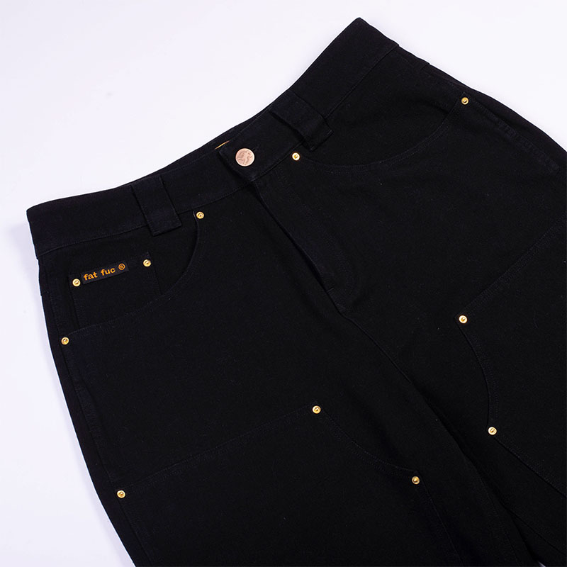 FUC(Fack Up Clothes)/ FAT FUC WORK JEANS -BLACK-