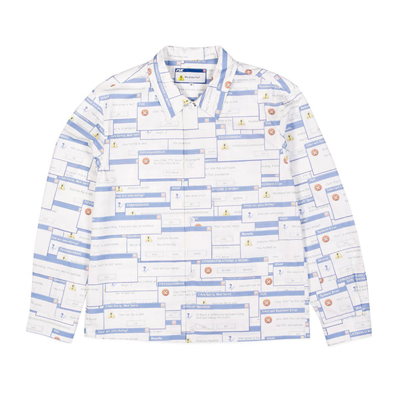 FUC(Fack Up Clothes)/ FAT ERROR SHIRT -MULTI-