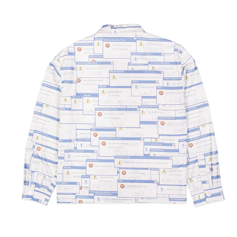 FUC(Fack Up Clothes)/ FAT ERROR SHIRT -MULTI-