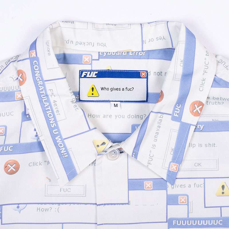 FUC(Fack Up Clothes)/ FAT ERROR SHIRT -MULTI-