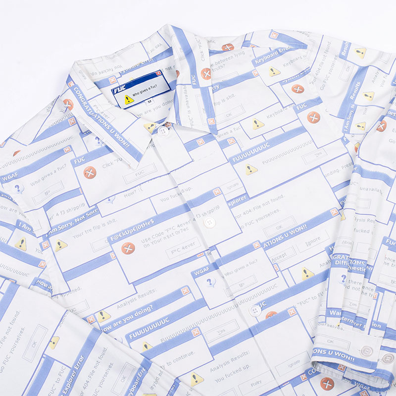 FUC(Fack Up Clothes)/ FAT ERROR SHIRT -MULTI-