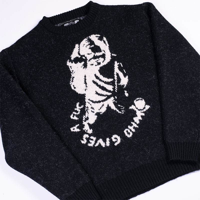 FUC(Fack Up Clothes)/ WGAF KNIT -BLACK-