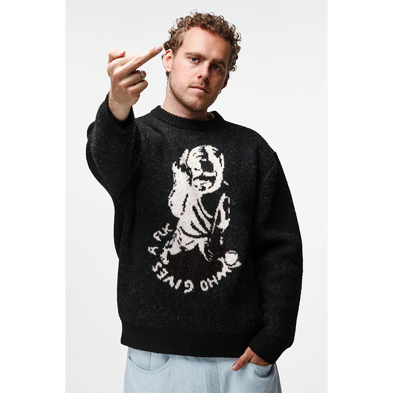 FUC(Fack Up Clothes)/ WGAF KNIT -BLACK-