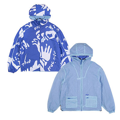 FUC(Fack Up Clothes)/ FO REVERSIBLE TRACK JACKET -BLUE-