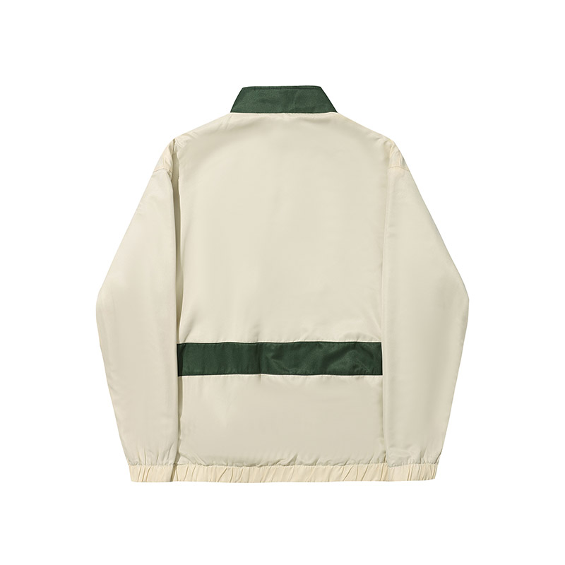 HELAS(ヘラス)/ REVERSO FLEECE SPORT JACKET -BEIGE/GREEN-