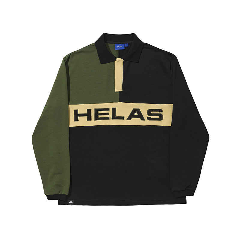 HELAS(ヘラス)/ TACKLE LS POLO -MULTI-