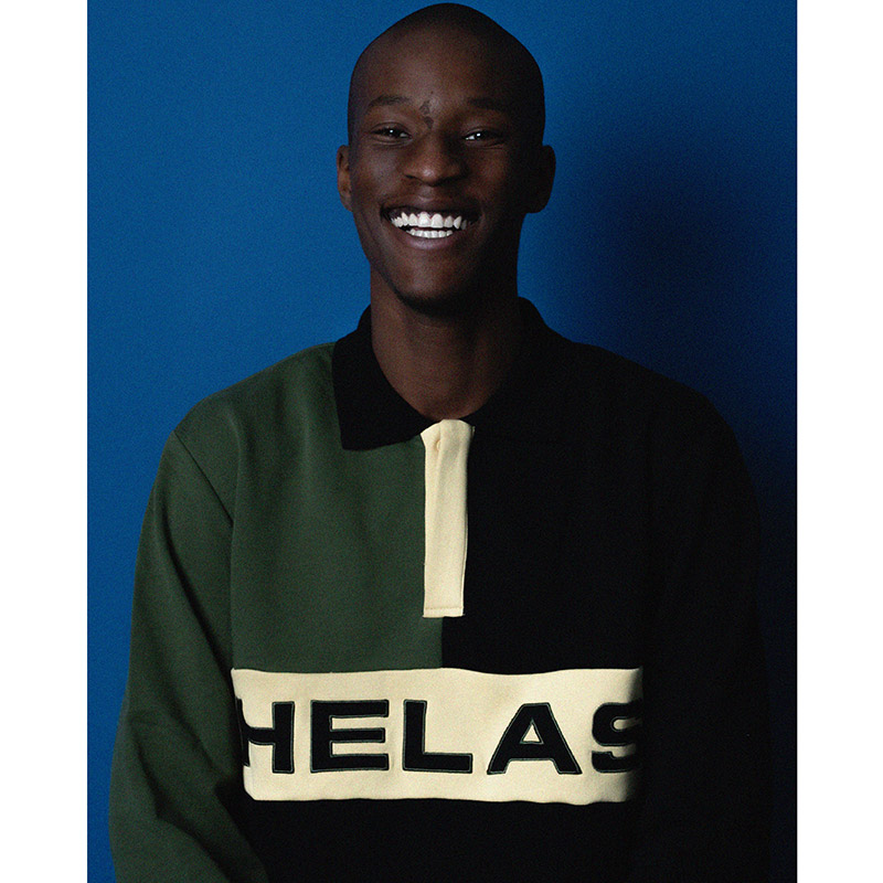 HELAS(ヘラス)/ TACKLE LS POLO -MULTI-