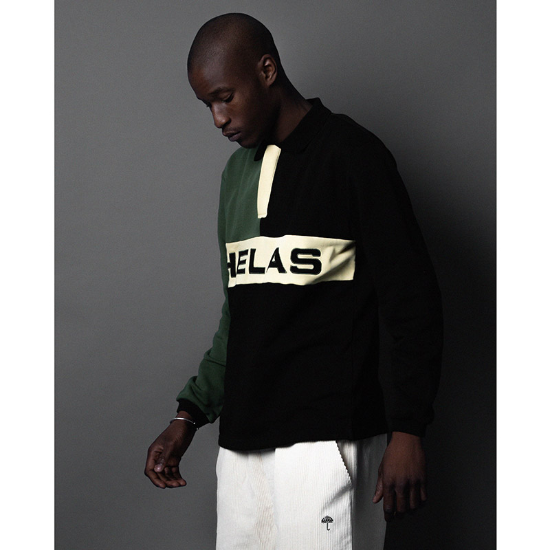 HELAS(ヘラス)/ TACKLE LS POLO -MULTI-