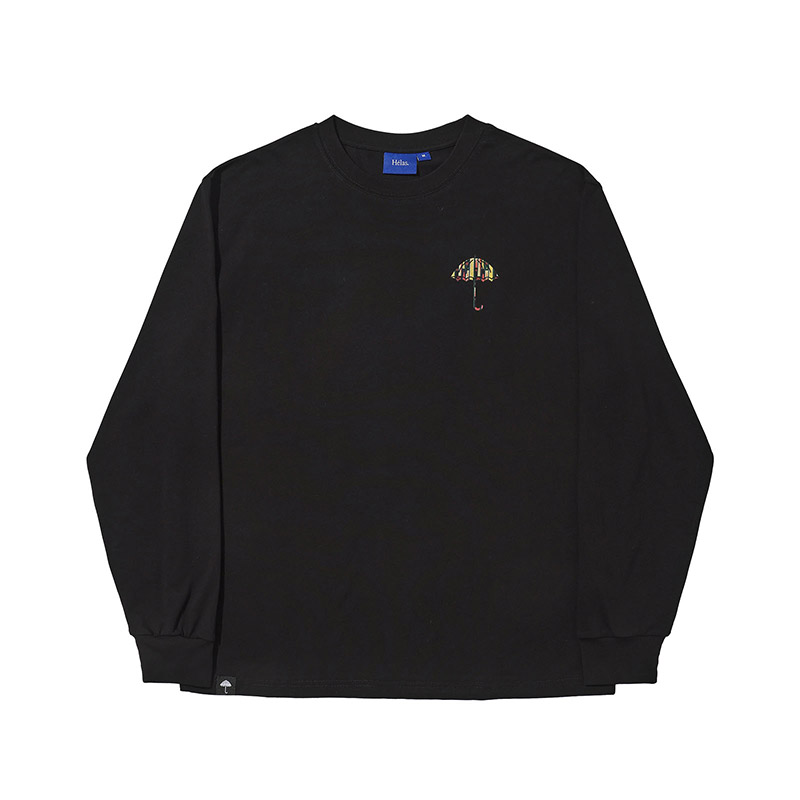 HELAS(ヘラス)/ BACKGAMMON LS TEE -BLACK-