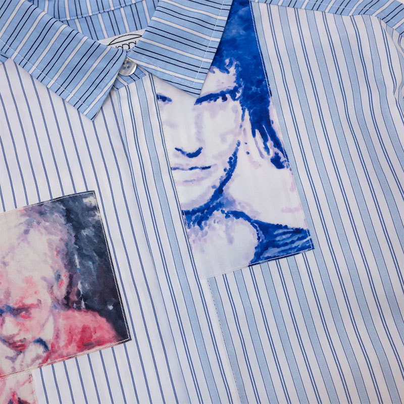 Hoddle Skateboards（ホドル）/ HDL WIGNEY OXFORD SHIRT -BLUE-