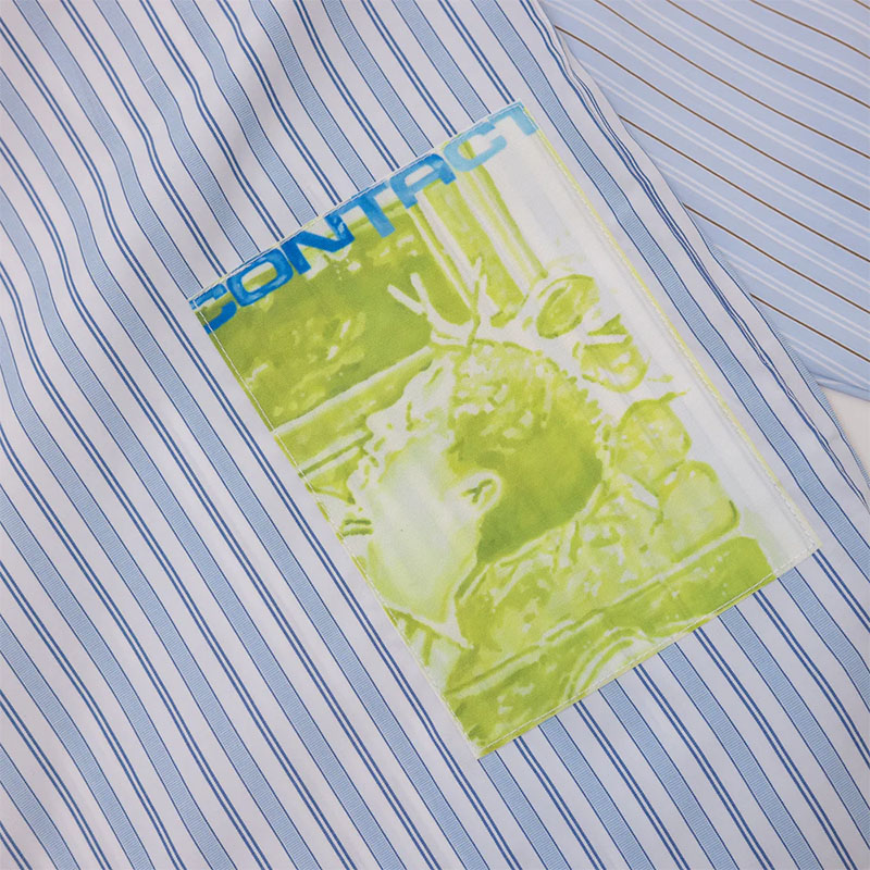 Hoddle Skateboards（ホドル）/ HDL WIGNEY OXFORD SHIRT -BLUE-