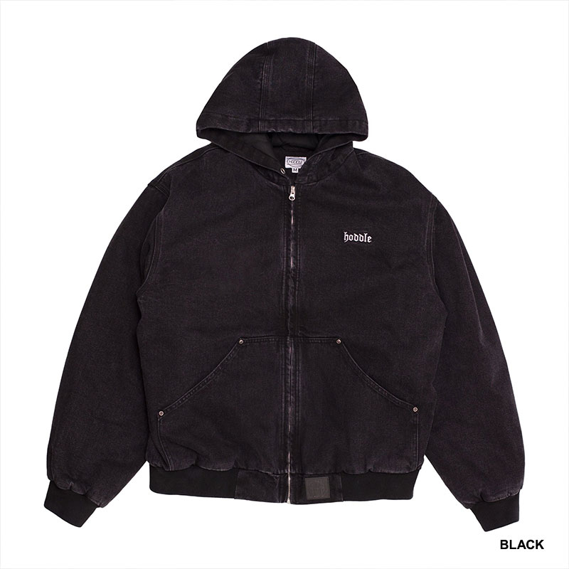 Hoddle Skateboards（ホドル）/ HOL HOODED QUILTED DENIM JACKET -2COLOR-