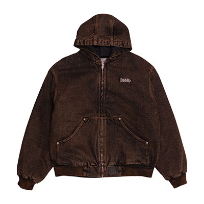 Hoddle Skateboards（ホドル）/ HOL HOODED QUILTED DENIM JACKET -2COLOR-