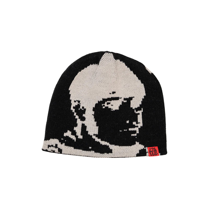 Hoddle Skateboards（ホドル）/ REVERESEABLE SANE REACTION BEANIE -BLACK/WHITE-