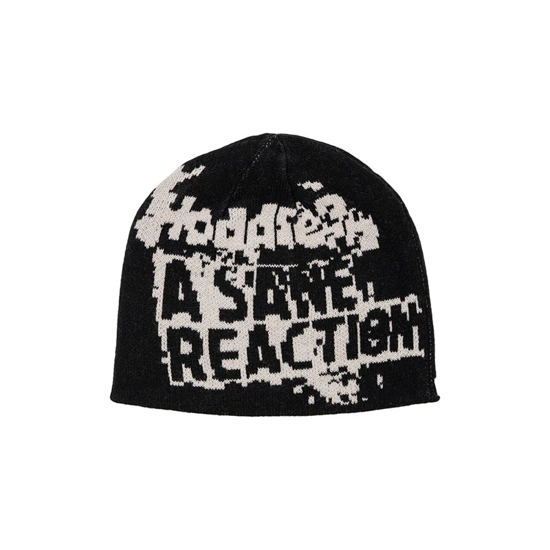 Hoddle Skateboards（ホドル）/ REVERESEABLE SANE REACTION BEANIE -BLACK/WHITE-