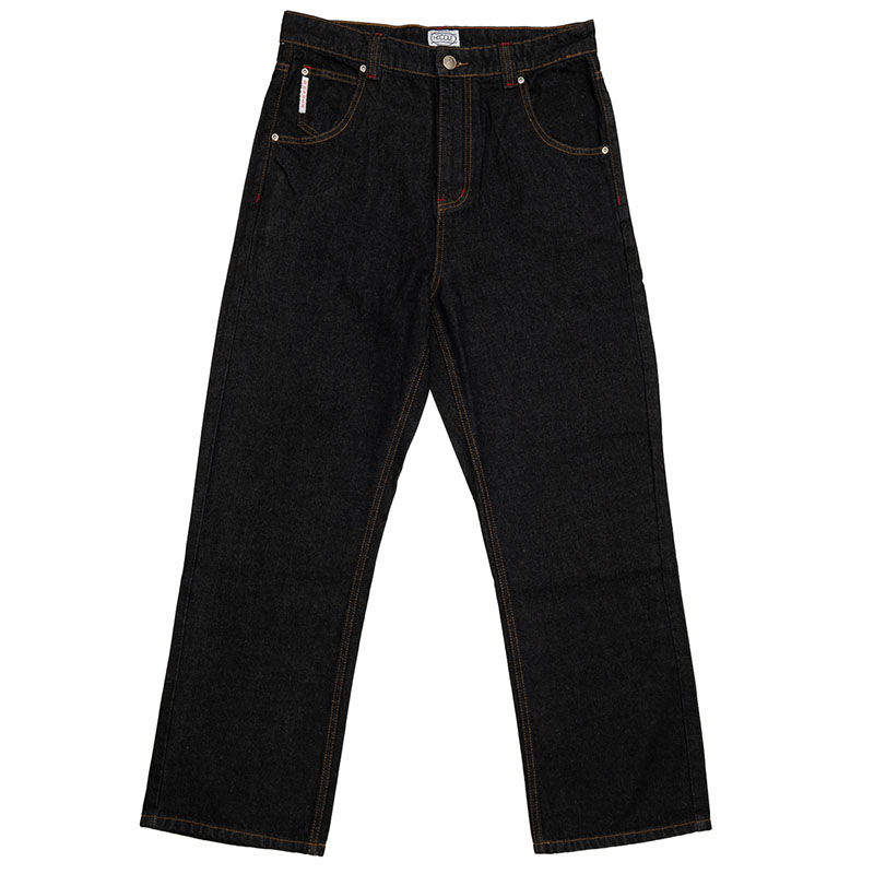 Hoddle Skateboards（ホドル）/ ROUTINE STRAIGHT CUT JEANS -RAW INDIGO-