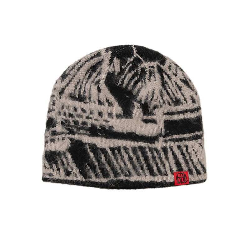 Hoddle Skateboards（ホドル）/ MOHAIR LANDSCAPE BEANIE -2.COLOR-(BLACK)