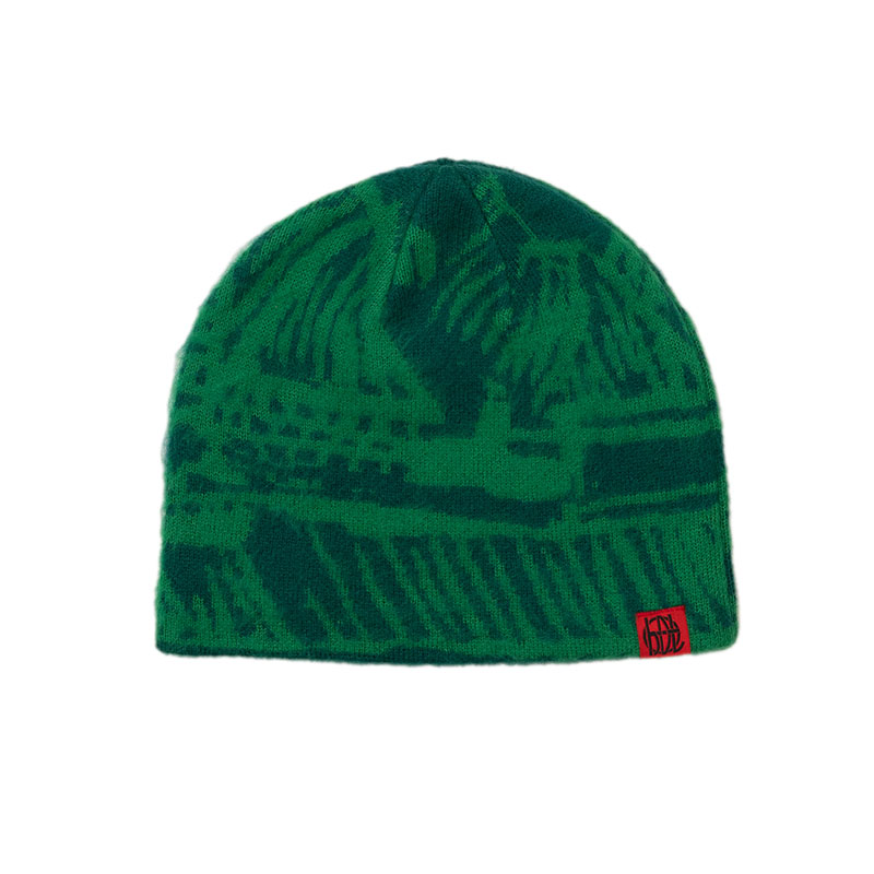 Hoddle Skateboards（ホドル）/ MOHAIR LANDSCAPE BEANIE -2.COLOR-(GREEN)