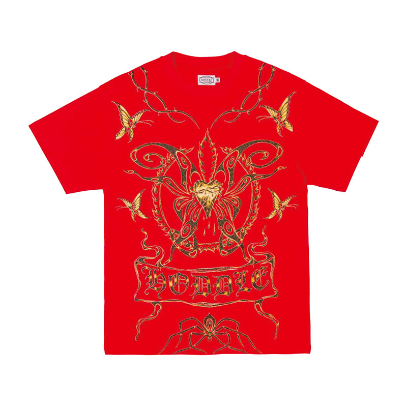 Hoddle Skateboards（ホドル）/ ENCLOSURE TEE -2.COLOR-(RED)