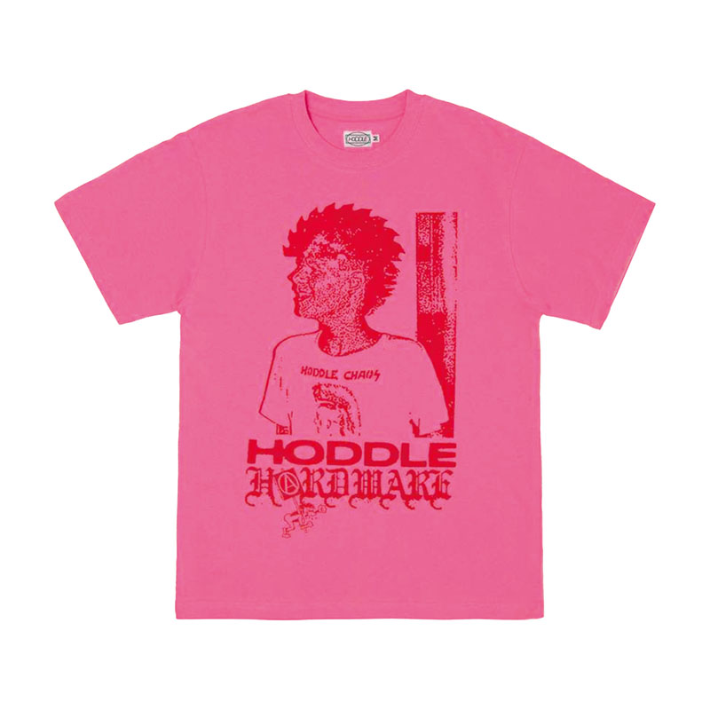 Hoddle Skateboards（ホドル）/ HODDLE CHAOS TEE -2.COLOR-(PINK)