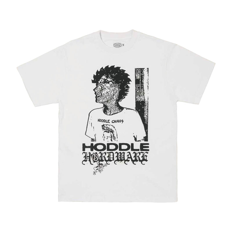 Hoddle Skateboards（ホドル）/ HODDLE CHAOS TEE -2.COLOR-(WHITE)