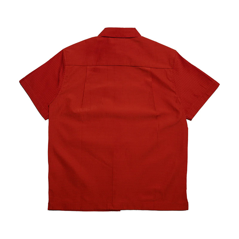 Hoddle Skateboards（ホドル）/ THORN SEERSUCKER SHIRT -BROWN-