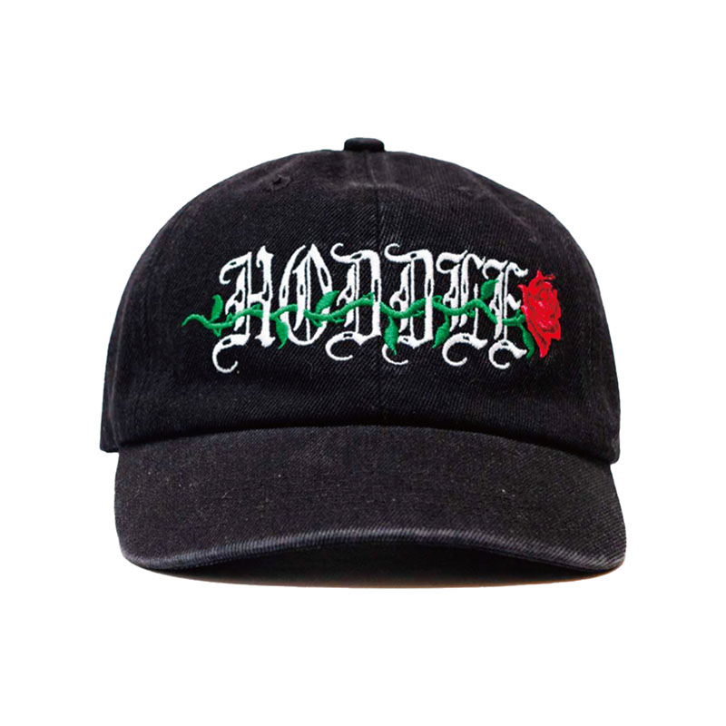 Hoddle Skateboards（ホドル）/ HOODLE ROSE CAP -2.COLOR-(BLACK)